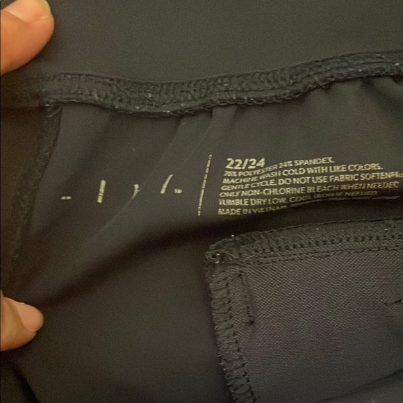 Livi Navy Blue drawstring joggers - Picture 2 of 3